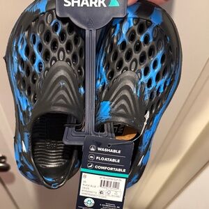 Shark Black and Blue Water Shoes